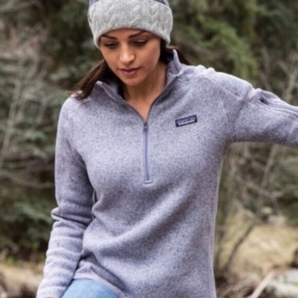 patagonia better sweater fleece zip jacket smokey purple violet lavender